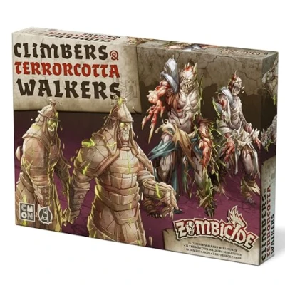 Image of CMON Zombicide: White Death Expansion: Climbers &amp; Terrorcotta Pack Board Game Expansion Ages 14+ 1 6 Players 60+ Minutes Playing Time