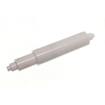 Image of TOILET ROLL HOLDER SPARE WHITE PLASTIC SPRUNG ROLLER ( pack of 2 )