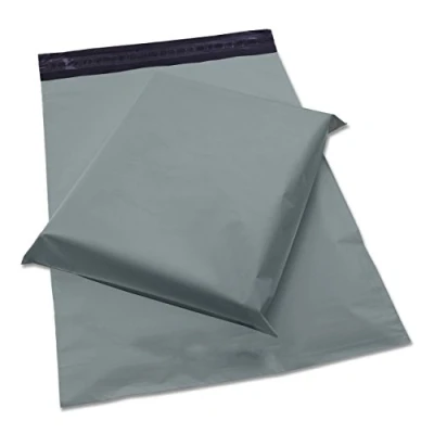 Image of 100 x 15x18&quot; Strong Grey Mailing Post Poly Postage Bags Self Seal No Smell