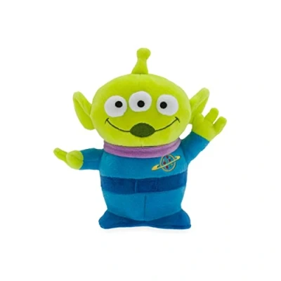 Image of Disney Store Official Alien Mini Bean Bag, Toy Story, 20cm/7, Plush Cuddly Character with Embroidered Details, 3D Eyes and Soft Feel Finish Suitable for Ages 0+