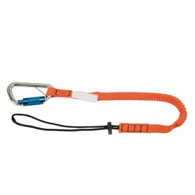 Image of KLEIN TOOLS TT2 Tool Tether with Triple Locking Carabiner has 6.8 kg Maximum Working Capacity