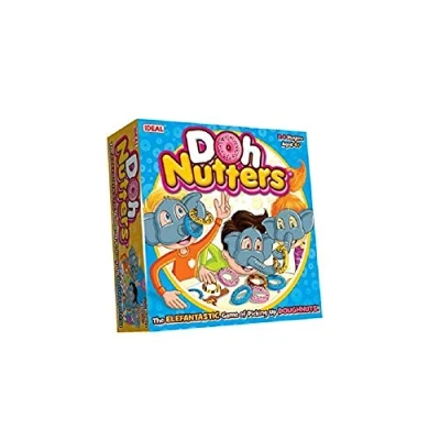 Image of IDEAL Doh Nutters: The elefantastic game of picking up doughnuts! Kids Games For 2 4 Players Ages 4+