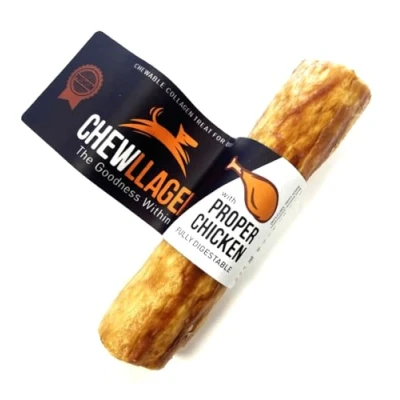 Image of Chewllagen Chicken Retriever Roll with Collagen 5 inch (Pack of x 3) Healthy Choice Dog Chew and Treat SLCP