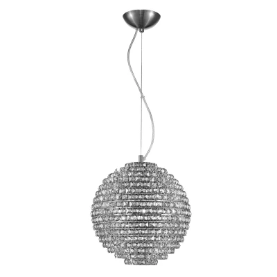 Image of Nord 5 Light Ceiling Fitting Polished Chrome with Clear Crystal CFH608241/L/CH
