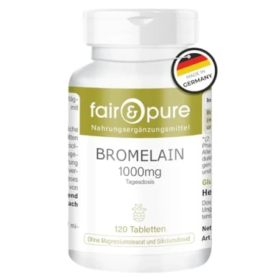 Image of Fair &amp; Pure® Bromelain 500mg Vegan 120 Tablets