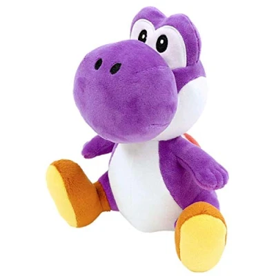Image of Little Buddy Super Mario Bros. Yoshi Stuffed Plush, 6&quot;, Purple