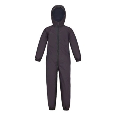 Image of Wetplay Puddle Splash Suit Waterproof All In One Kids Rainsuit Childrens Childs Boys Girls (2 3 Years, Navy Blue)