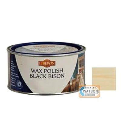 Image of Liberon 500Ml Walnut Wax Polish Black Bison (Paste)