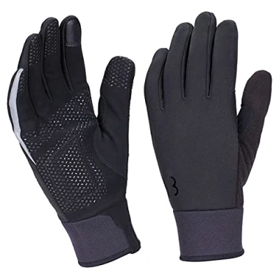Image of BBB Cycling Gloves for Men &amp; Women Windproof Anti Slip Breathable Allround Cycle ControleZone BWG 36 Black M