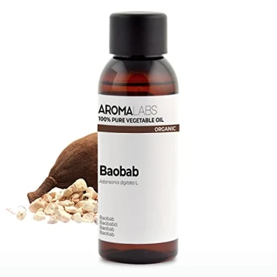 Image of ORGANIC BAOBAB Oil 50mL 100% Pure, Natural, Cold Pressed And Cosmos Certified AROMA LABS (French Brand)