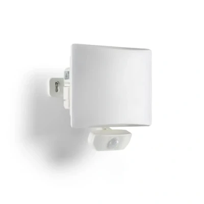 Image of Auraglow 20W 1650lm Full Screen Slimline LED Security Motion Sensor PIR Flood Light White Outdoor Wall Lamp