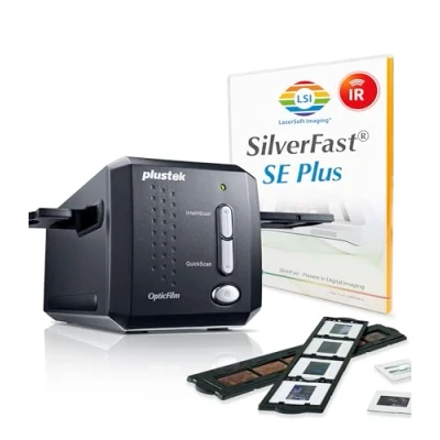 Image of Plustek 8200I SE OpticFilm 8200iSE Film Scanner Black