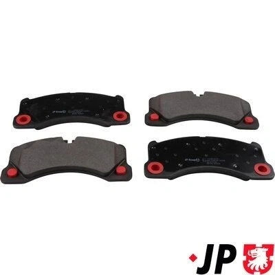 Image of 95835193900, 95835193901, 95835193910, 95835193920, 97035194901 Brake pad set JP GROUP 1163613210 Front Axle prepared for wear indicator