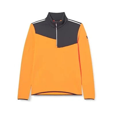 Image of CMP Men&#039;s Stretch Fleece Sweatshirt, Orange Fluo, 56, Fluo