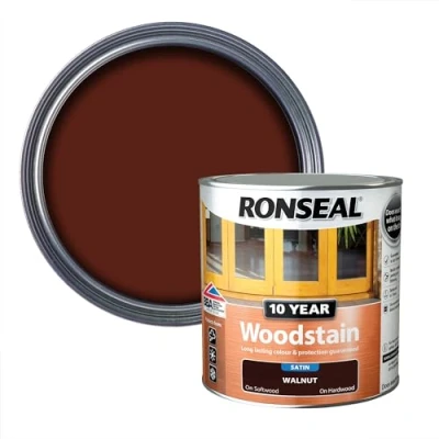 Image of Ronseal 10 Year Woodstain Walnut 750ml