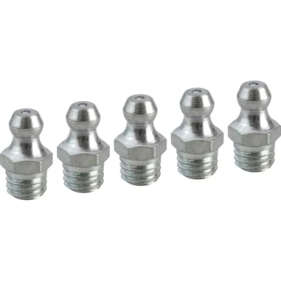 Image of Faithful FAIGGN8125M Grease Nipple Straight M8 x 1.25 (Pack 5), Blue
