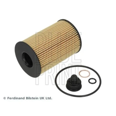 Image of 11425A33C43 oil Filter BLUE PRINT ADBP210180 with seal ring drain plug, gaskets/seals Insert BMW: 5 Saloon, 7, X5