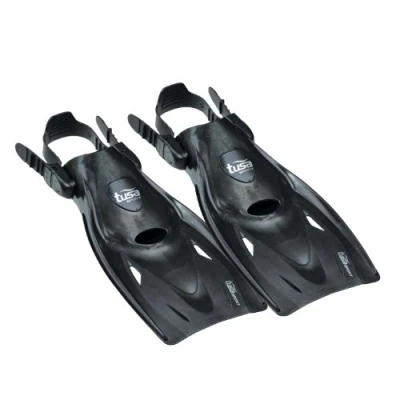 Image of TUSA Sport Fins Flippers Long Blade, Black, M, UF 21 Black