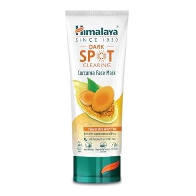 Image of Himalaya Dark Spot Clearing Turmeric Mask Visibly Reduces Spots &amp; Appearance of Pores 75ml