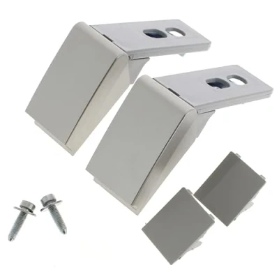 Image of Liebherr 9590180 Stainless Steel Handle Repair Kit for Fridge
