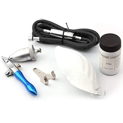 Image of Fengda FE 178 Air Eraser Gun Mini Sandblasting Airbrush Sandblaster Spray Model Brush Kit for Art Painting Tattoo Manicure Metal Etching Glass Engraving 0.5mm