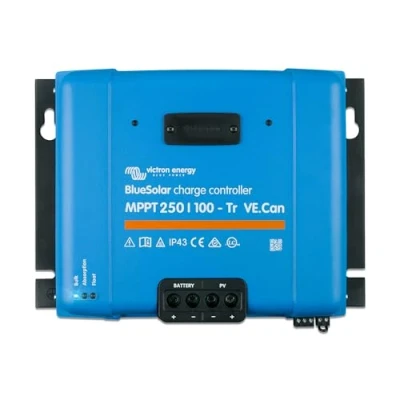 Image of Victron Energy BlueSolar MPPT TR VE.Can Solar Charge Controller for Panels 250V 100 amp 12/24/36/48 Volt
