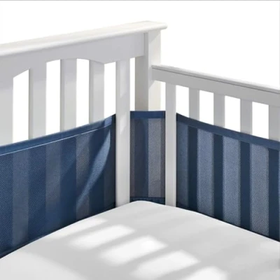 Image of xinwanhong Crib Liner Bumper,Cot Bumper with Breathable Mesh,Soft And Safe Bed Edge Bumper,Safe Alternative To Traditional Baby Cot Bumpers,A4