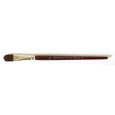 Image of The Art Shop Skipton Artmaster Acrylic Paint Brush Series 62 Filbert 6 Sizes (2)