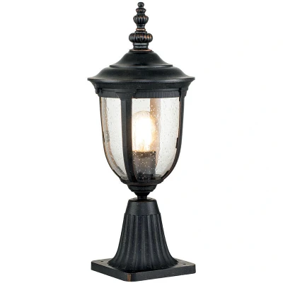 Image of Cleveland Outdoor Pedestal Light Weathered Bronze, IP44