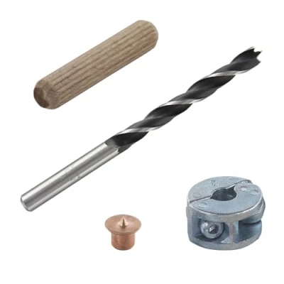 Image of wolfcraft Dowel Kit, 28 pcs. I 2917000 Kit for Making Joints
