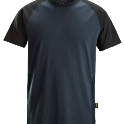 Image of Snickers Two Coloured T Shirt Navy/Black L