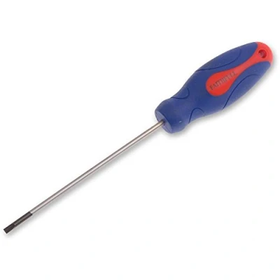 Image of Faithfull FAISDT100 Soft Grip Screwdriver Terminal 3mm x 100mm, Black