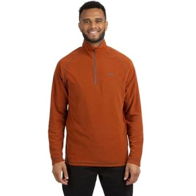 Image of Trespass Mens 1/2 Zip Fleece Pullover Jumper Keynote