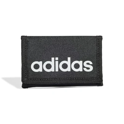 Image of adidas Unisex Linear Wallet, Black/White, One Size