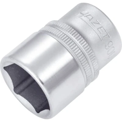 Image of 46805100000, 530050, ASE46805100000, VAG530050 Socket HAZET 900 22 DIN3124, ISO2725 1 Chrome Vanadium Steel Knurled