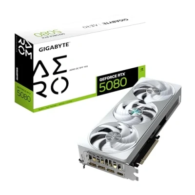 Image of GIGABYTE GeForce RTX 5080 16 GB AERO OC SFF Graphics Card