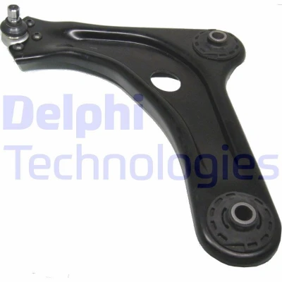 Image of 3520N5, 3520P1, 3520T0 Suspension Arm DELPHI TC1247 with ball joint Left, Lower Trailing Sheet Steel CITROËN: C3 I Hatchback, C2 Hatchback