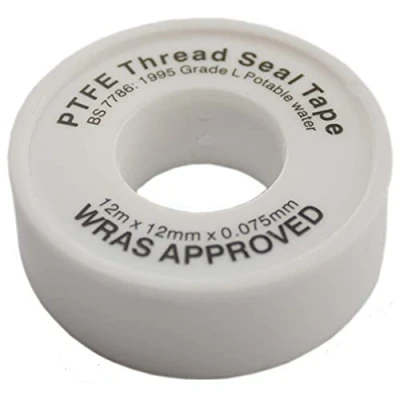 Image of Oracstar PPS01 PTFE Tape, White, 12m x 12mm 0.075mm