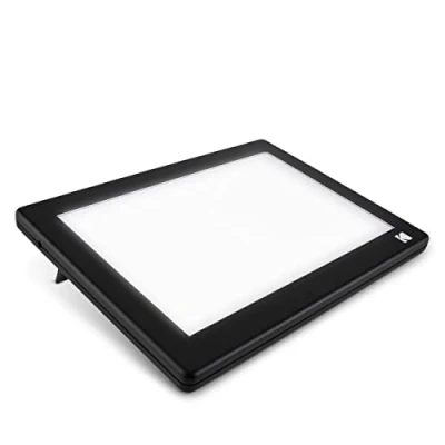 Image of KODAK LED Light Box 12x8 for Negatives, Slides &amp; Film Illuminated Board Panel Pad Viewing Scanning Photos, Tattoo Drawing, Artist Sketching Stenciling Glare Free, USB Powered