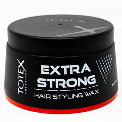 Image of Totex Hair Styling Wax I Extra Strong Edge Control Hold For Men &amp; Woman Barbers Shop Dressers Certified Aqua 150 ml