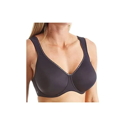 Image of Rosa Women&#039;s Twin Firm Everyday Underwire Bra , Black, 30DD (Manufacturer Size: 65E)