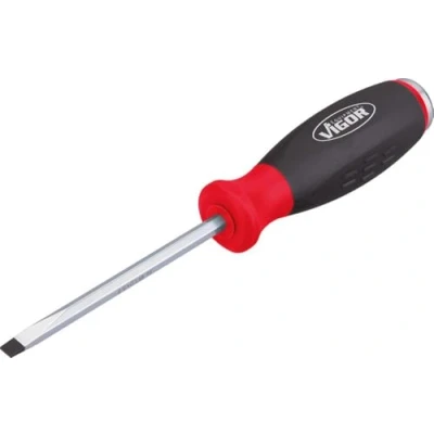 Image of Vigor V3597 Screwdriver, Slotted Screws With Impact Cap, 22 cm