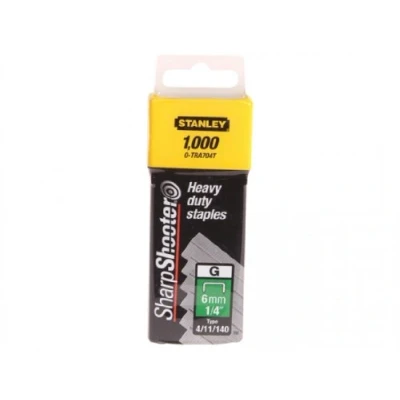 Image of Stanley Heavy Duty Staple 6MM (1000) 0 TRA704T