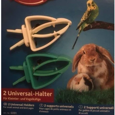 Image of Surrey Feed Cuttle Holders x 2 (Plastic) Ideal for Cuttlefish/Millet/Fruit/Vegetables etc