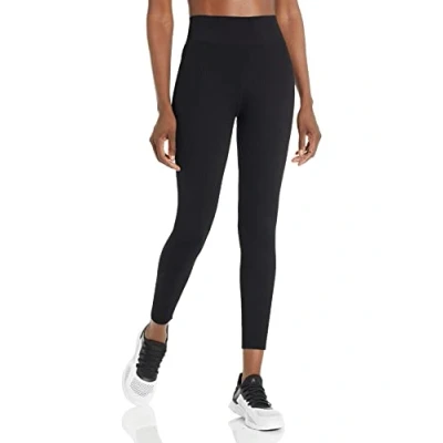 Image of Calvin Klein Women&#039;s High Waist 7/8 Tight Leggings, Black Thick Rib, S