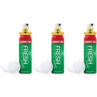 Image of Breath Freshener Mint Alcohol Free Fresh Antibacterial Freshen Pck 4