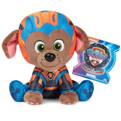 Image of Paw Patrol GUND The Mighty Movie Zuma Stuffed Animal, Plush Toy for Ages 1 and Up, 15.24cm