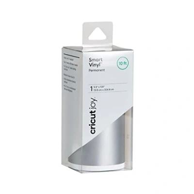 Image of Cricut Joy Smart Vinyl Permanent Value Roll (10 ft), Silver
