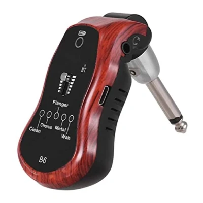 Image of Guitar Transmitter Receiver Electric Effects Bluetooth Headphone Amp Audio Transceiver Accessary,Guitar