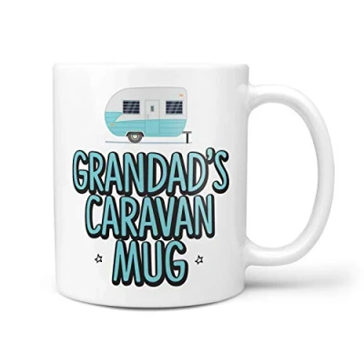 Image of TeHe Gifts Grandad&#039;s Caravan Novelty 10oz Ceramic Gift Mug